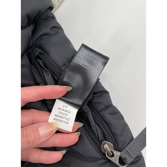 The North Face Mount Chimborazo Reversible Fleece Jacket Boys XXS Black Puffer - Picture 4 of 11